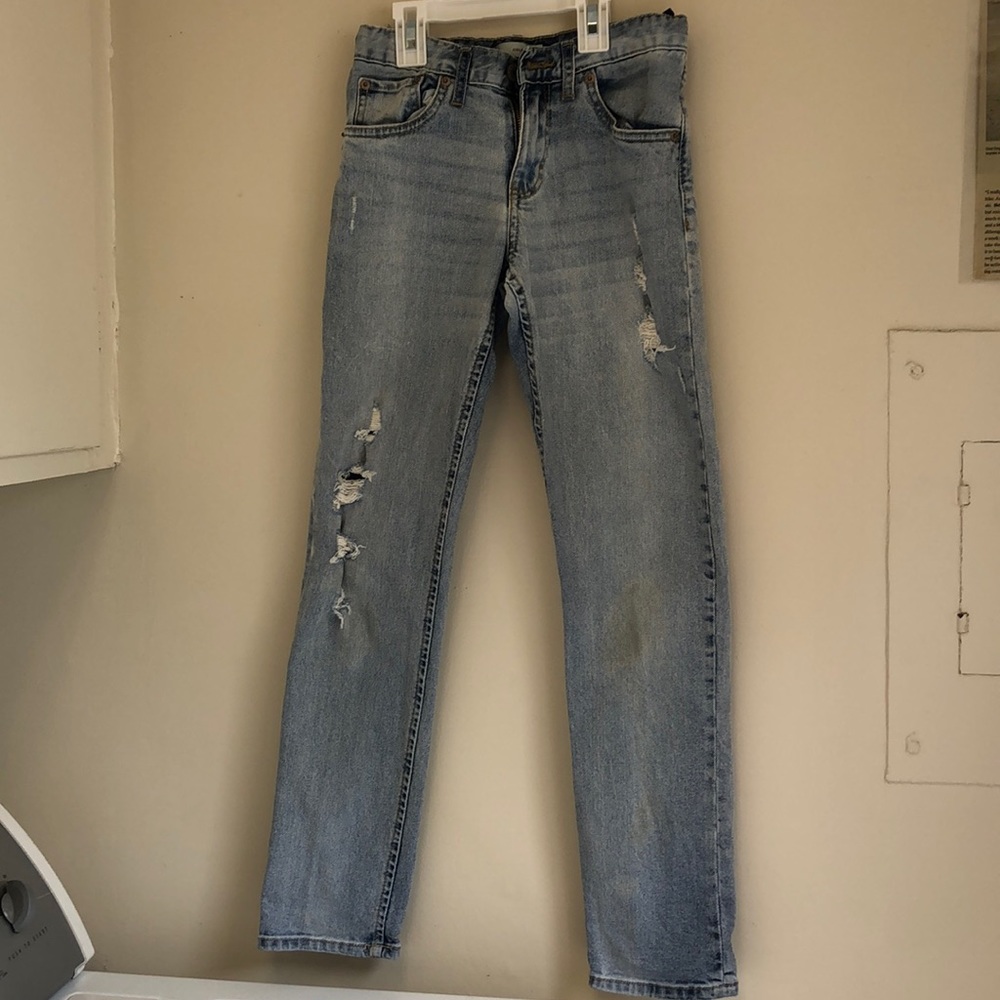 Girls Levi girlfriend style jeans